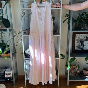 Rachel Comey Pale Pink Sleeveless Maxi Dress